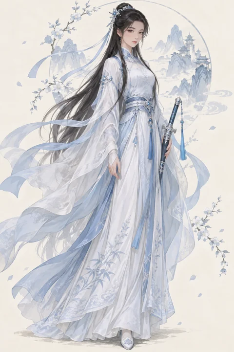 Lu Xueqi角色示意插画