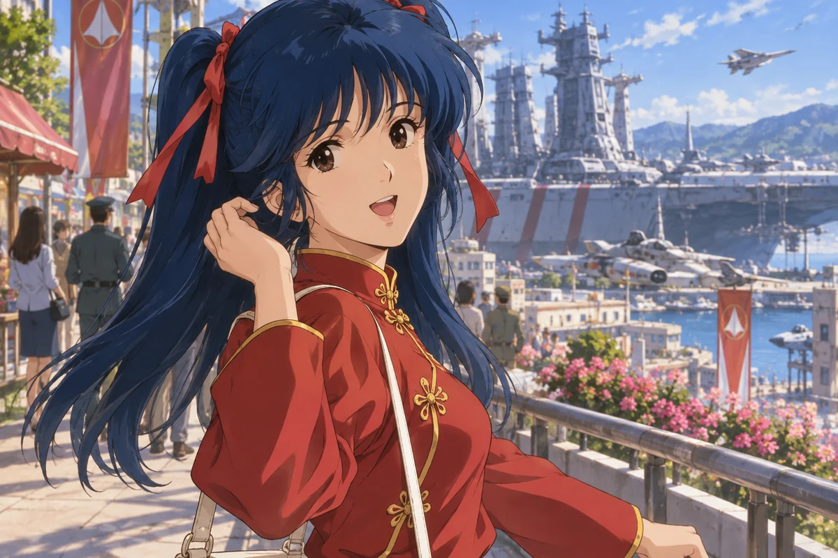 Lynn Minmay AI 插画