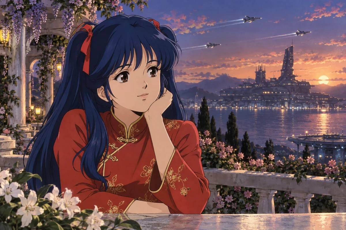 Lynn Minmay AI 插画