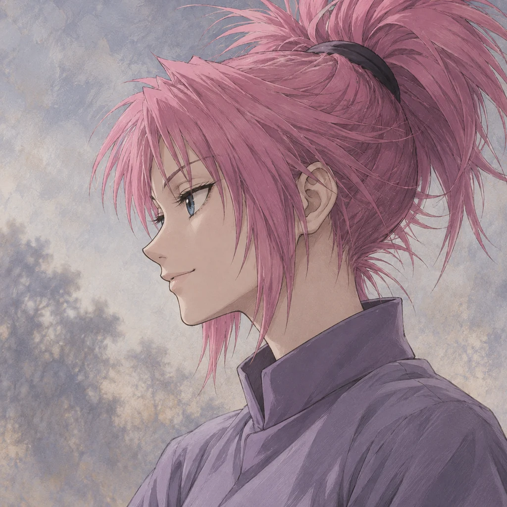 Machi Komacine AI 辅助角色插画