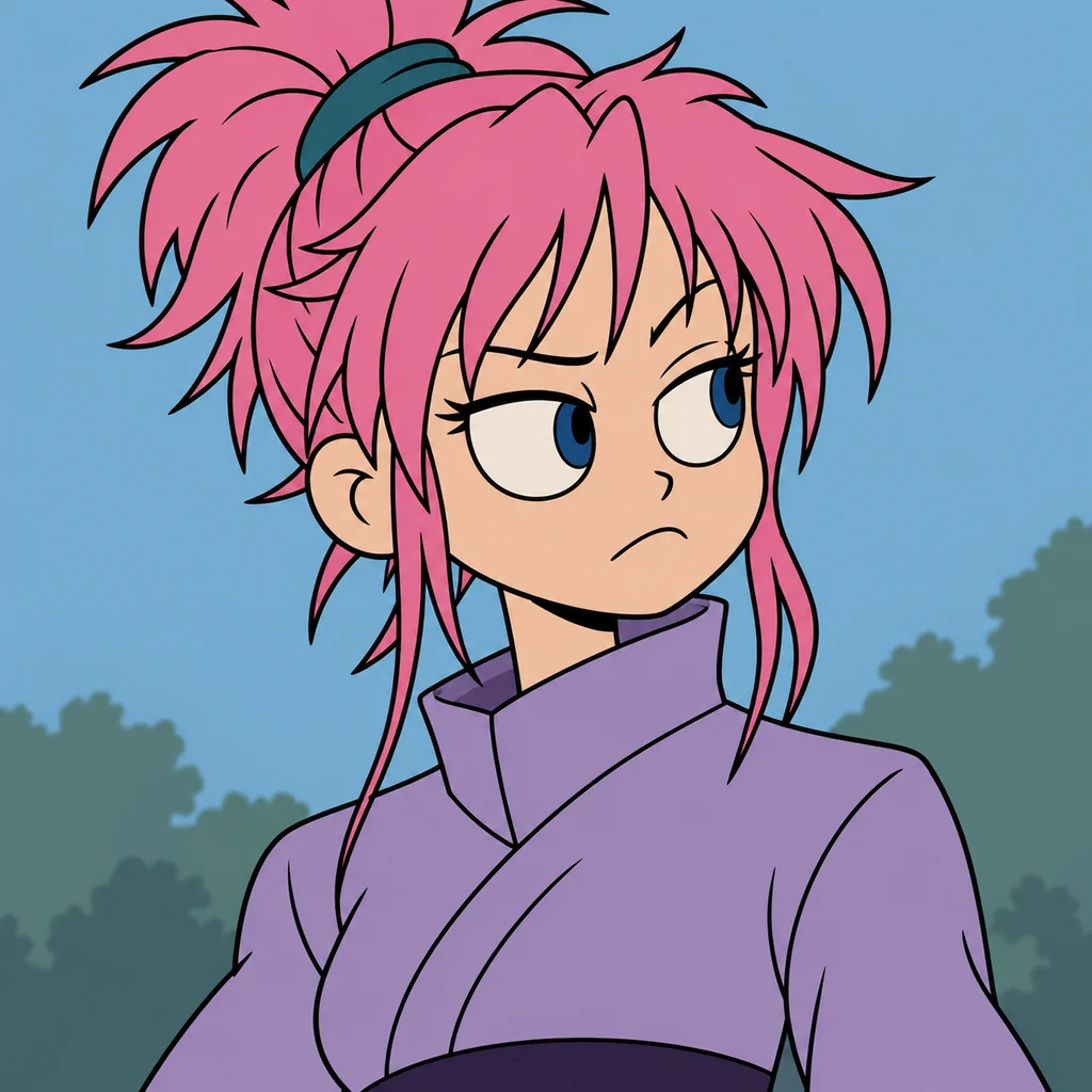 Machi Komacine AI 辅助角色插画