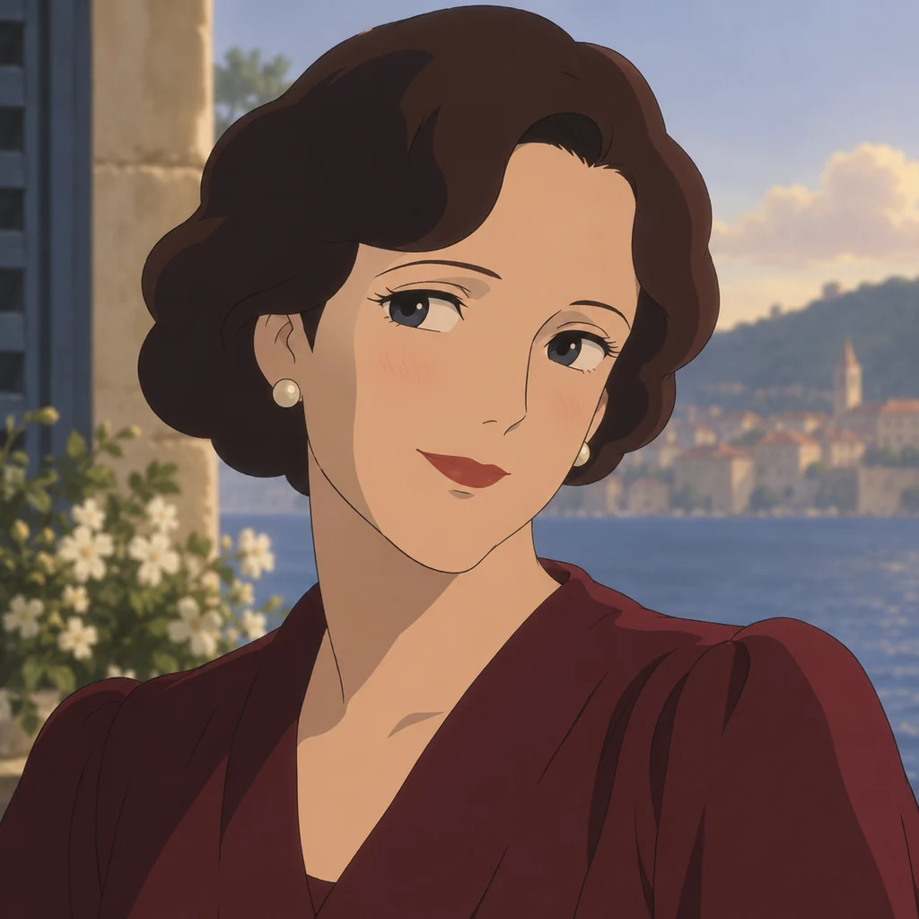 Madame Gina AI 辅助角色插画