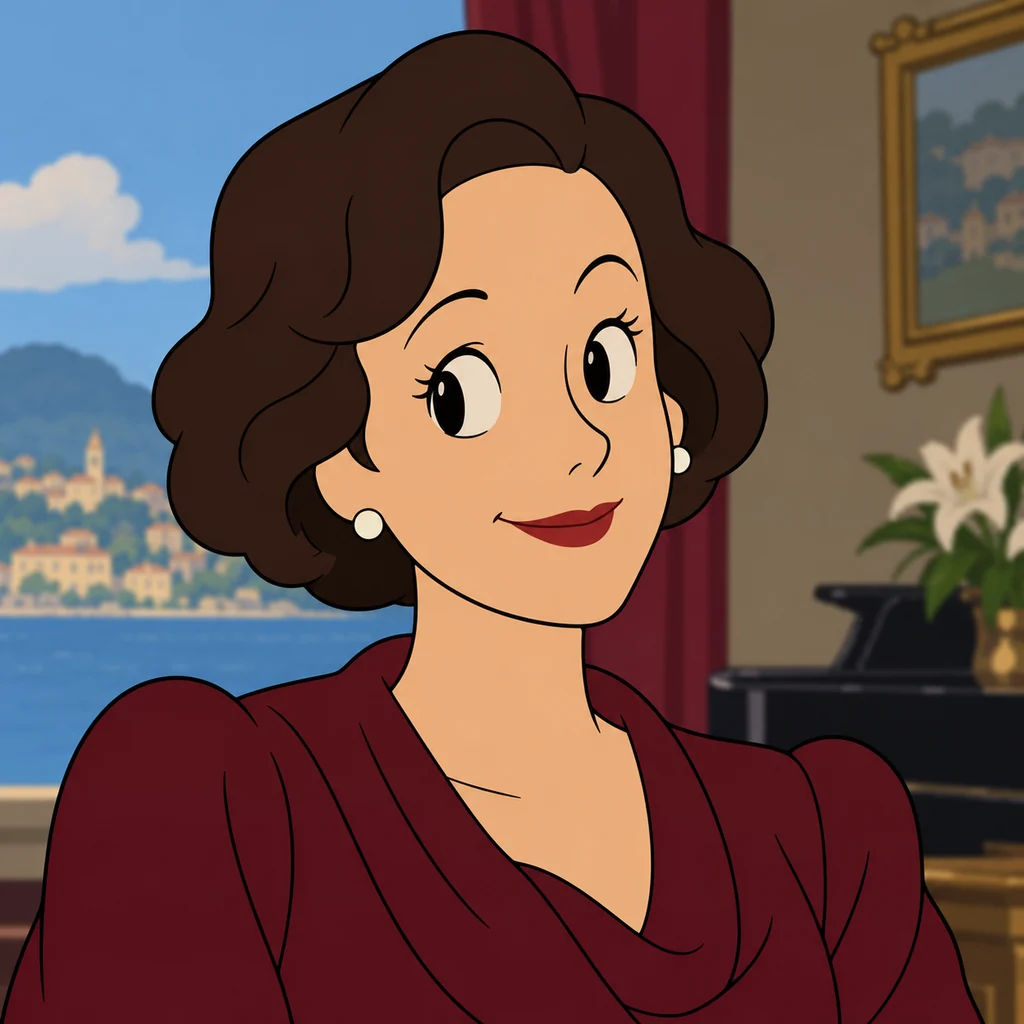 Madame Gina AI 辅助角色插画