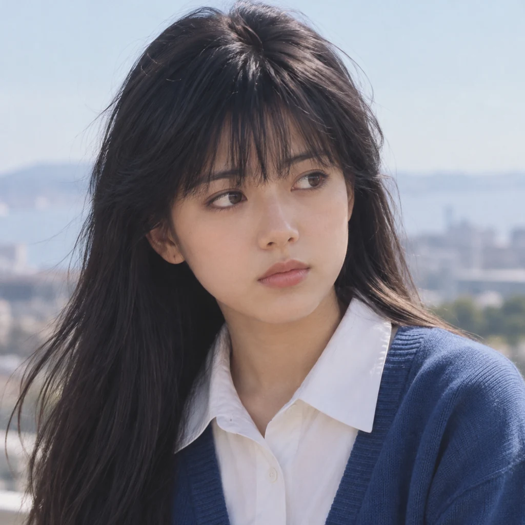 Madoka Ayukawa live-action AI portrait