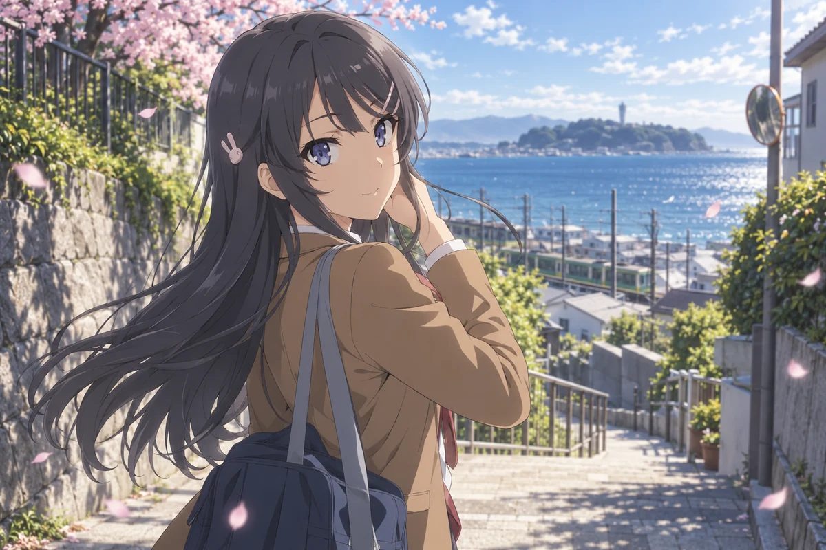 Mai Sakurajima AI 插画