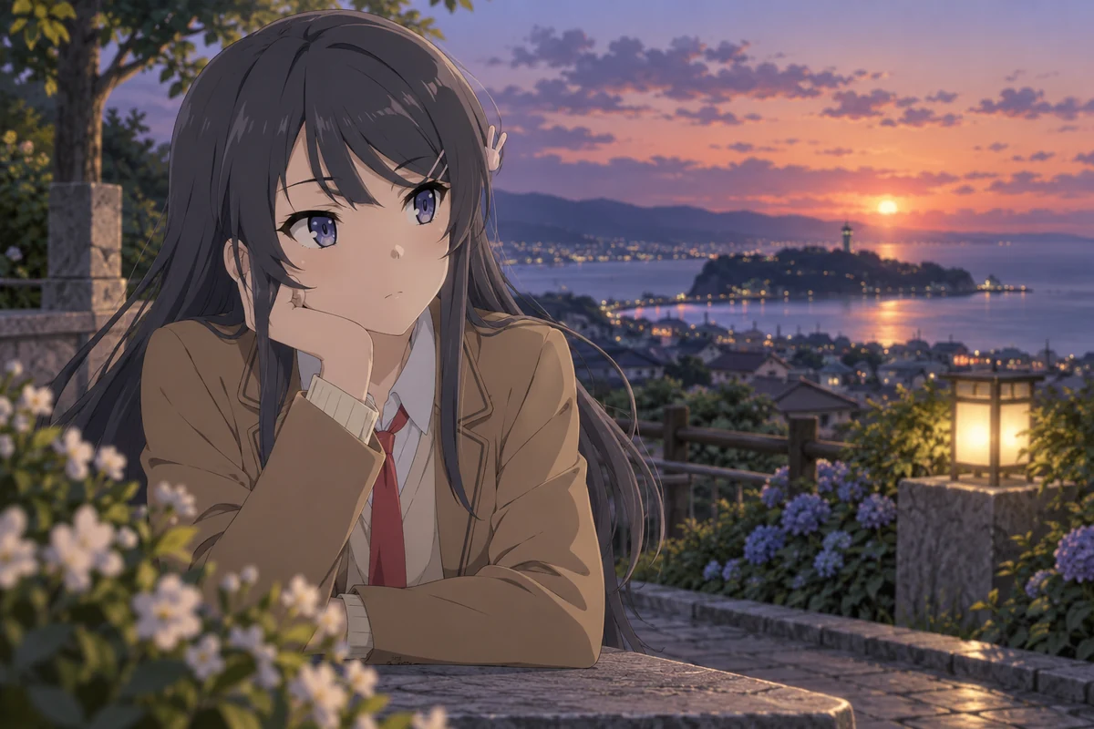 Mai Sakurajima AI 插画