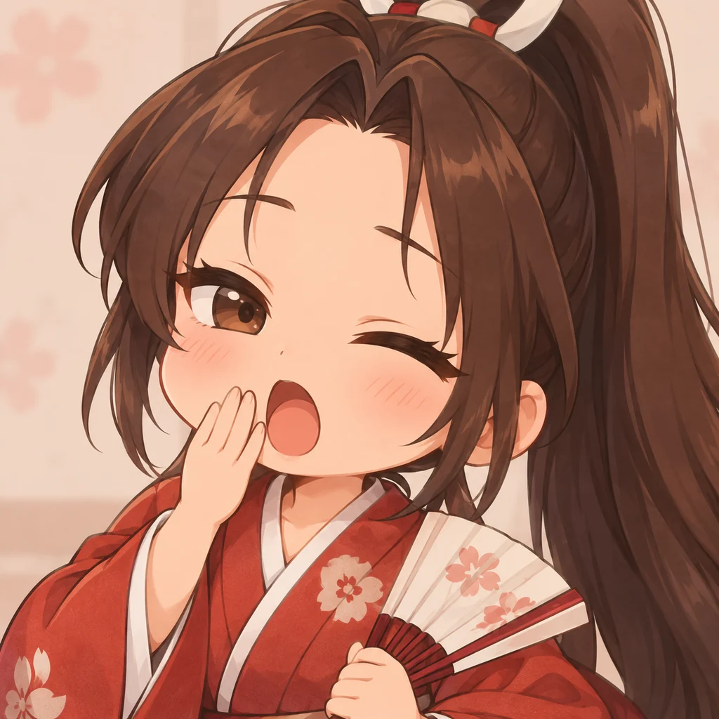Mai Shiranui AI 辅助角色插画