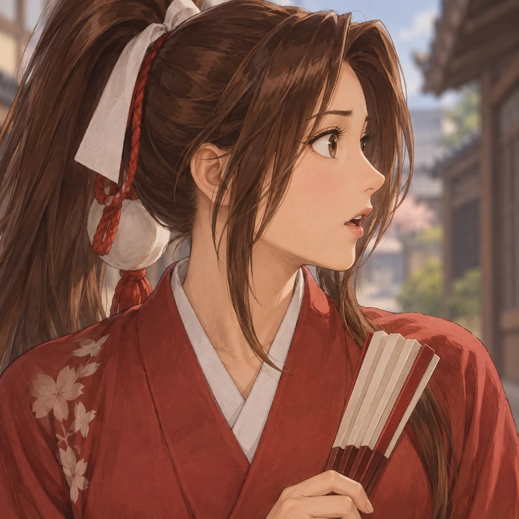 Mai Shiranui AI 辅助角色插画