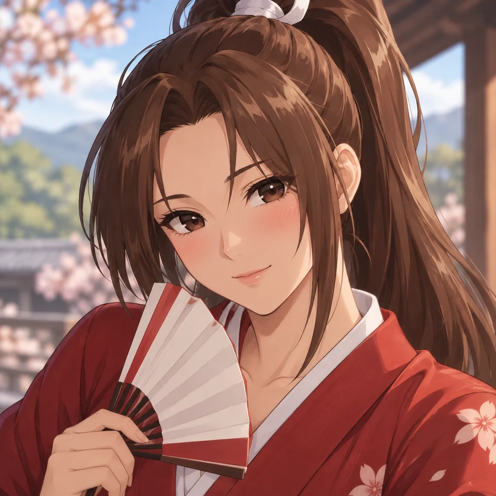 Mai Shiranui AI 辅助角色插画