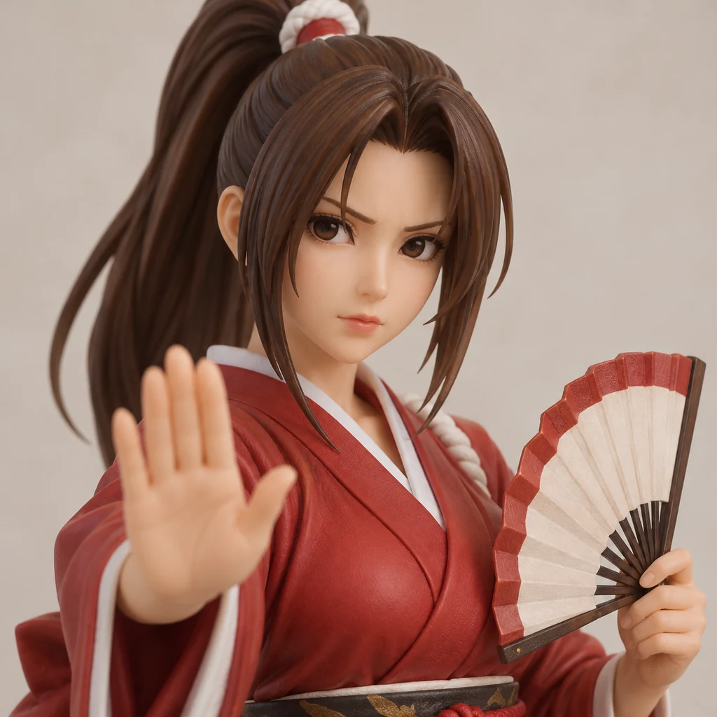 Mai Shiranui AI 辅助角色插画
