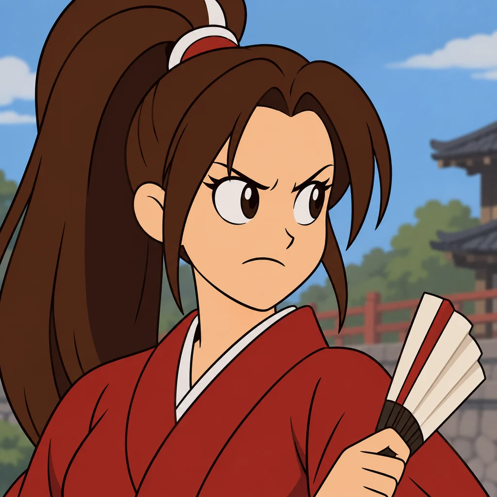 Mai Shiranui AI 辅助角色插画