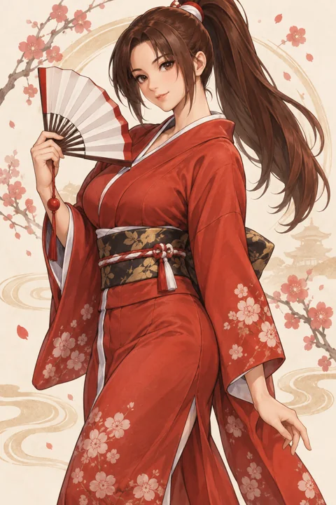 Mai Shiranui角色示意插画