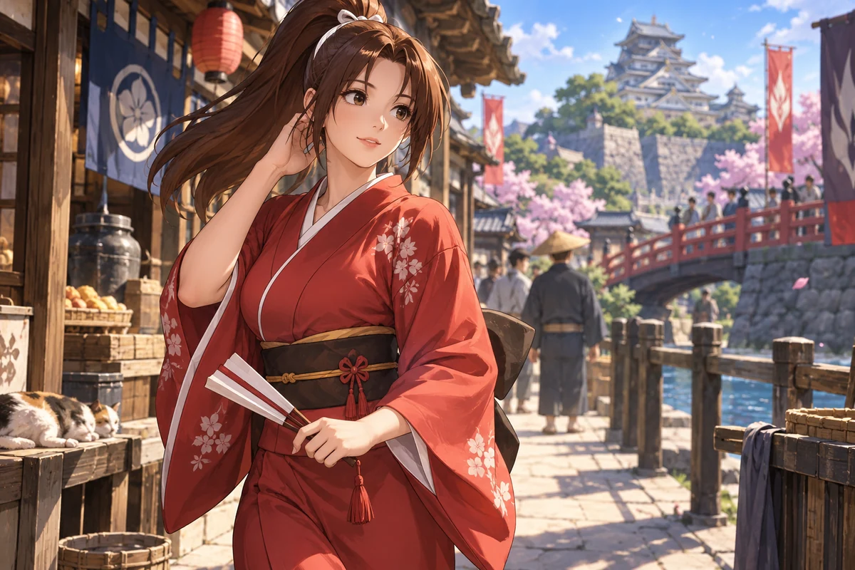 Mai Shiranui AI 插画