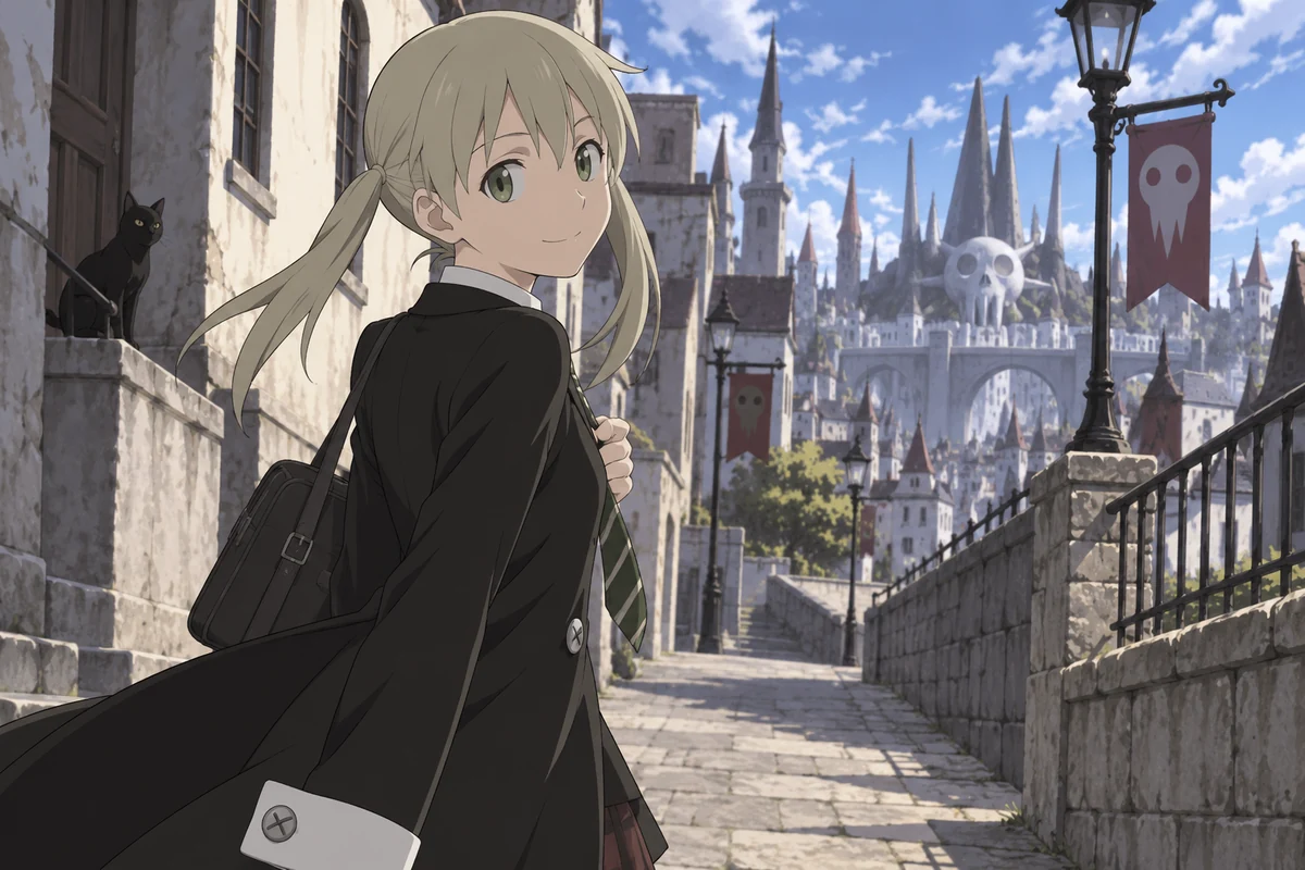 Maka Albarn AI 插画