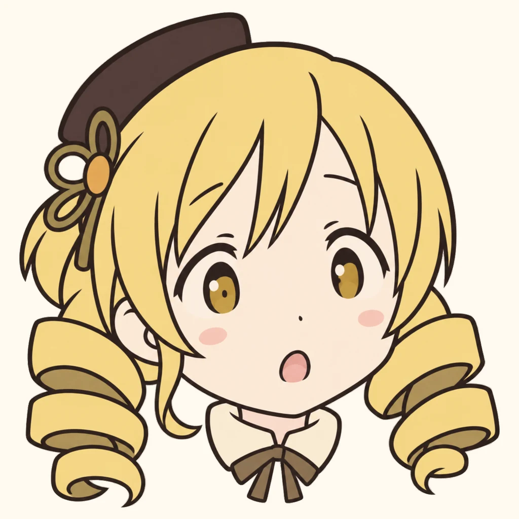 Mami Tomoe AI 辅助角色插画