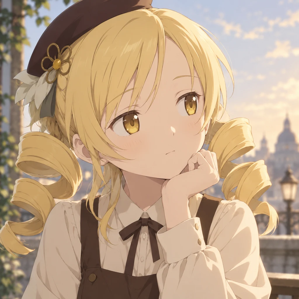 Mami Tomoe AI 辅助角色插画