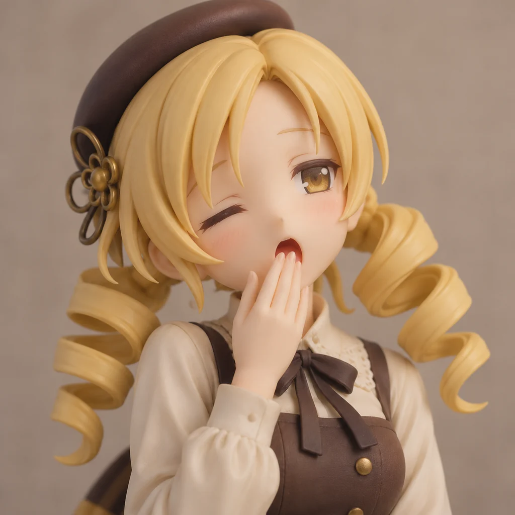 Mami Tomoe AI 辅助角色插画