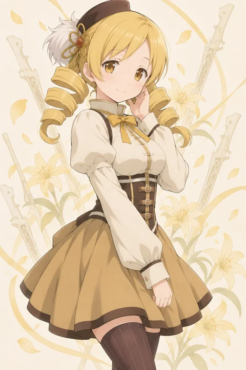 Mami Tomoe角色示意插画