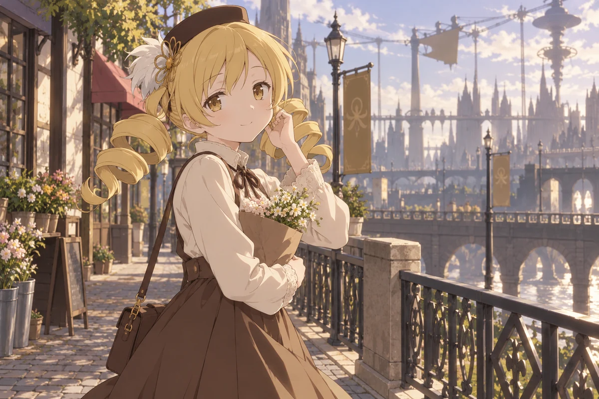 Mami Tomoe AI 插画