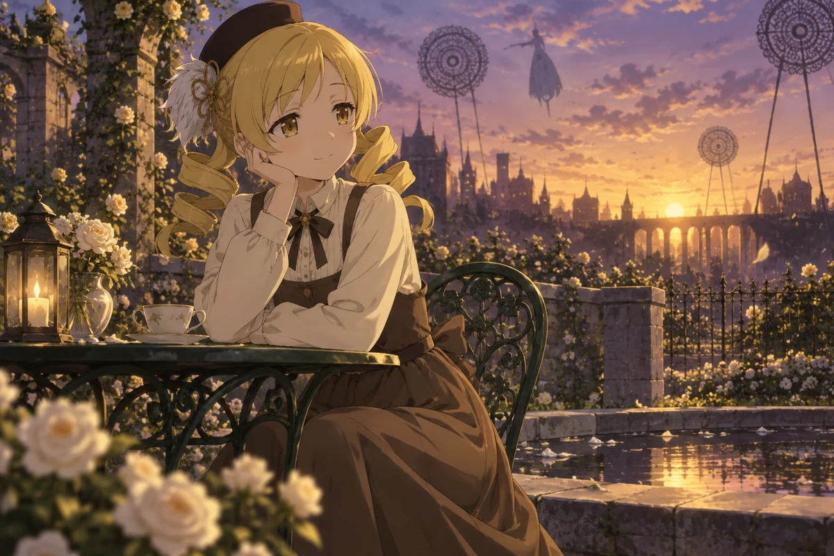 Mami Tomoe AI 插画