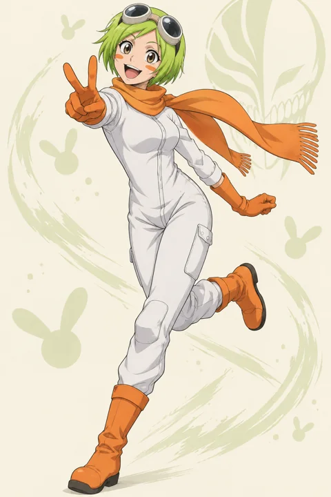 Mashiro Kuna角色示意插画