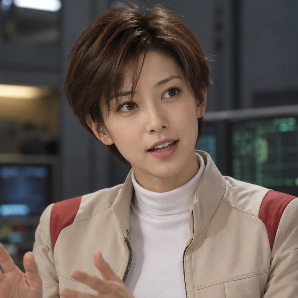 Maya Ibuki live-action AI portrait