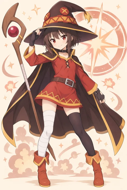 Megumin角色示意插画