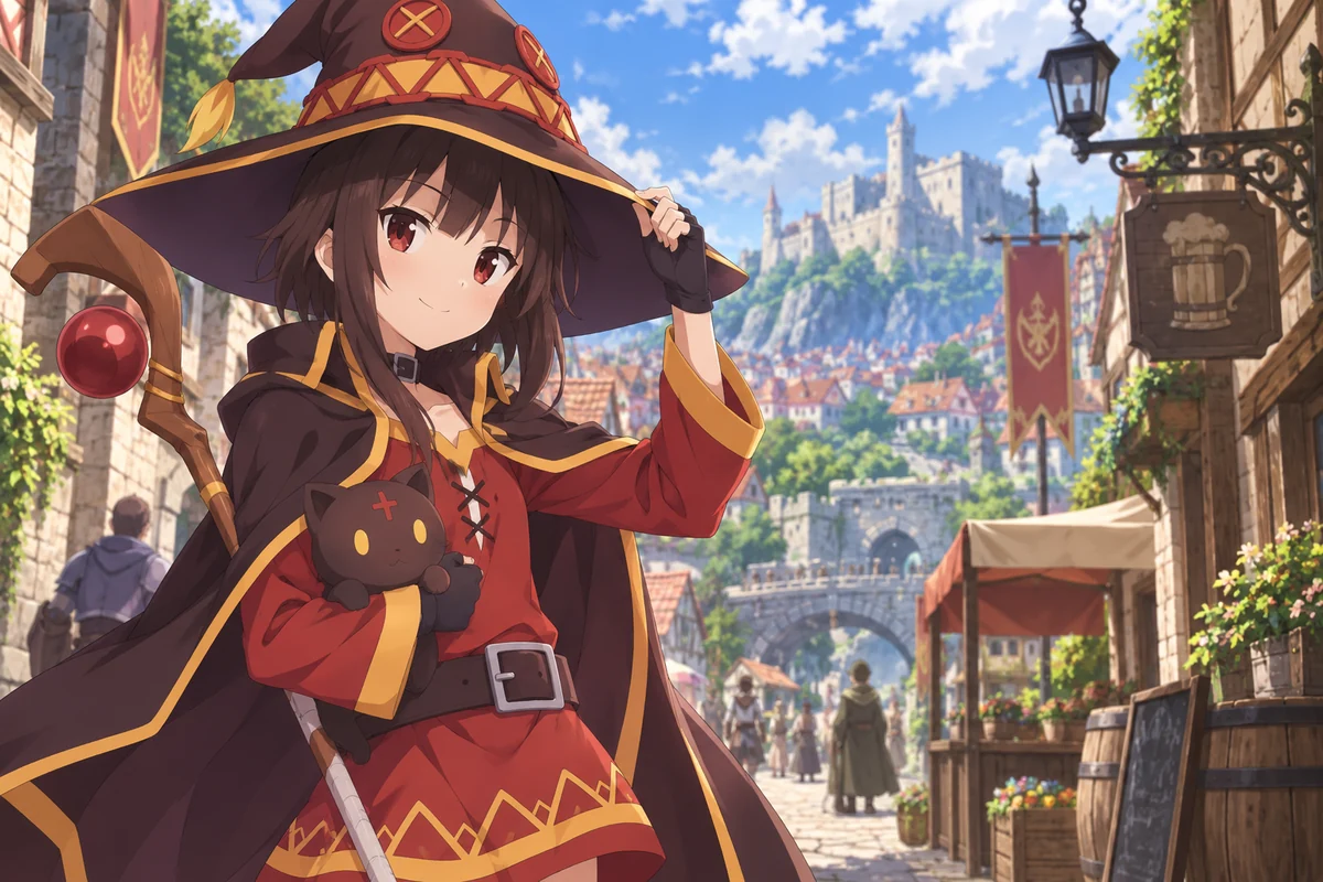 Megumin AI 插画