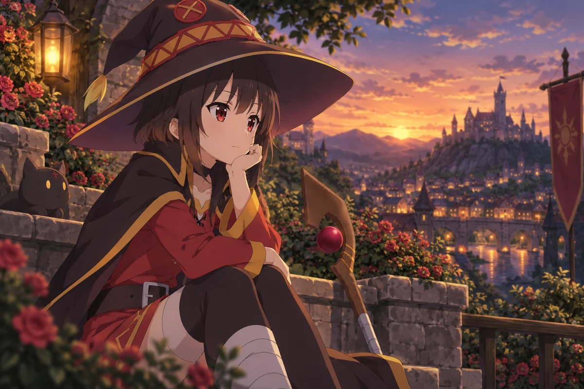 Megumin AI 插画