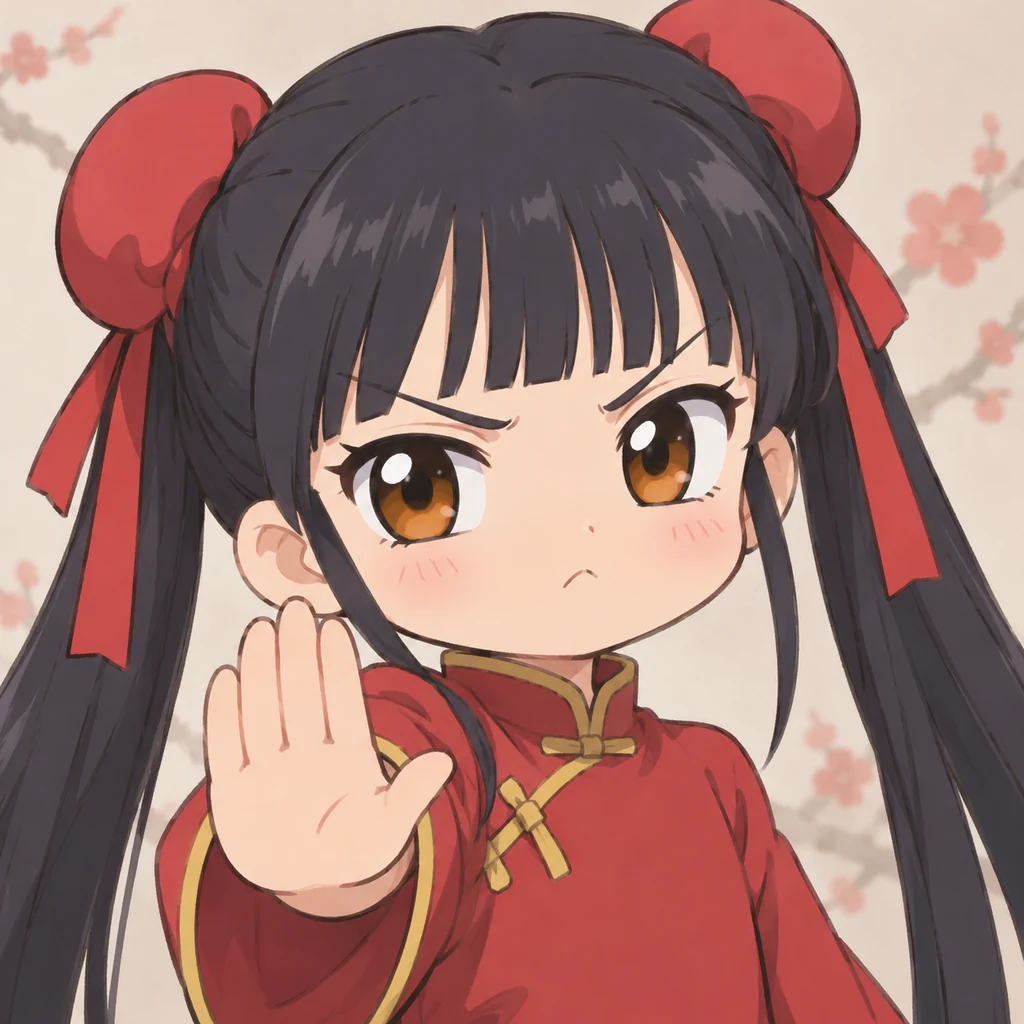 李莓铃 AI 辅助角色插画