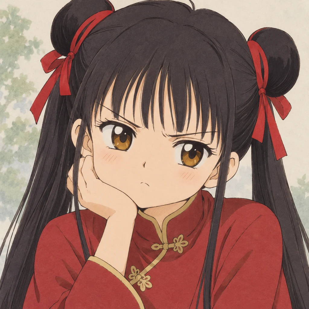 李莓铃 AI 辅助角色插画
