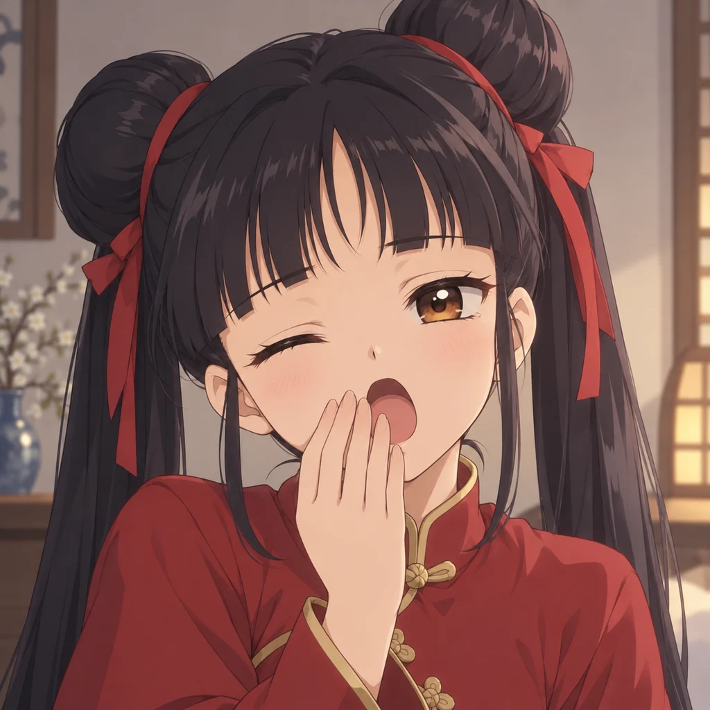 李莓铃 AI 辅助角色插画