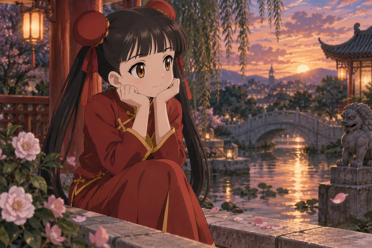 李莓铃 AI 插画