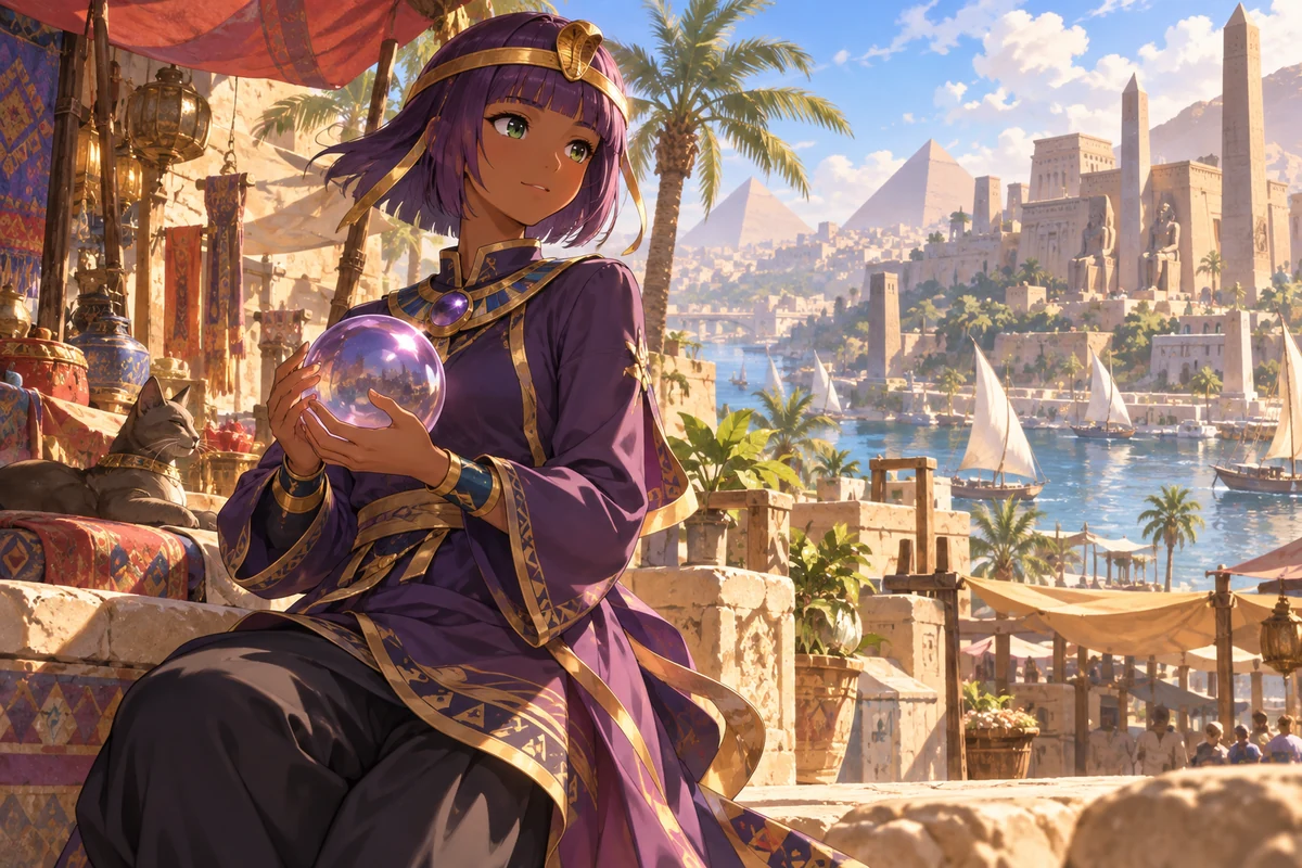 Menat AI 插画
