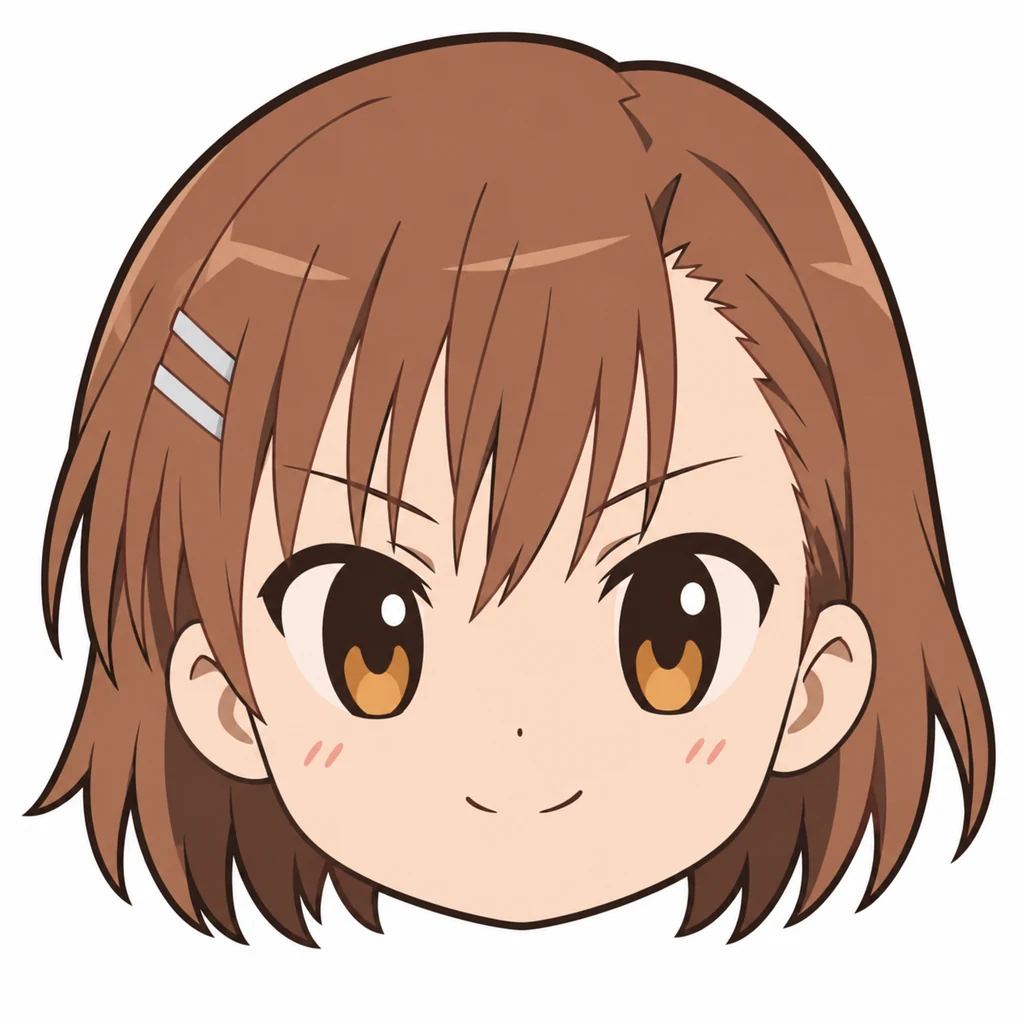 Mikoto Misaka AI 辅助角色插画