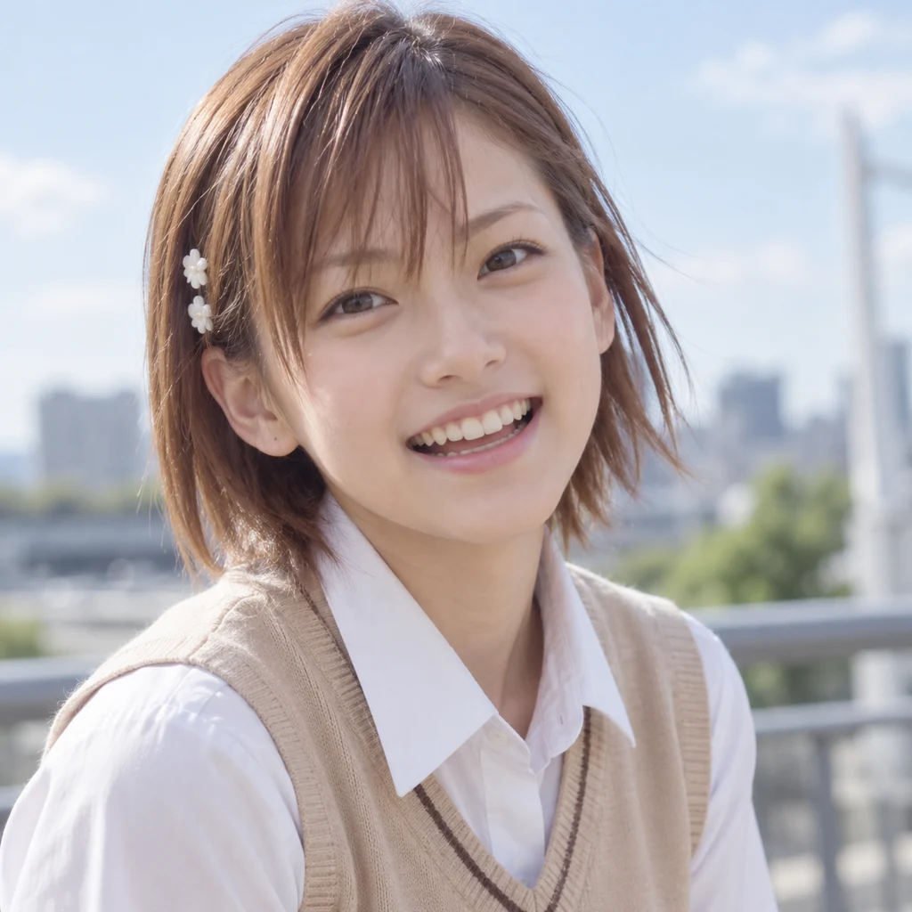 御坂美琴の実写風AIポートレート