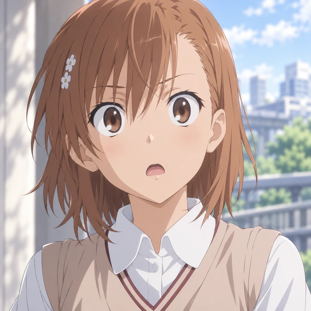 Mikoto Misaka AI 辅助角色插画