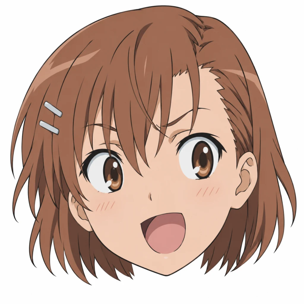 Mikoto Misaka AI 辅助角色插画