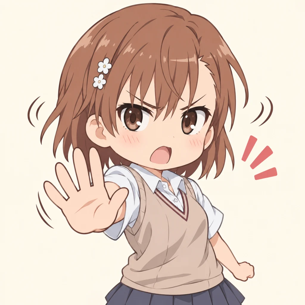 Mikoto Misaka 表情包 8