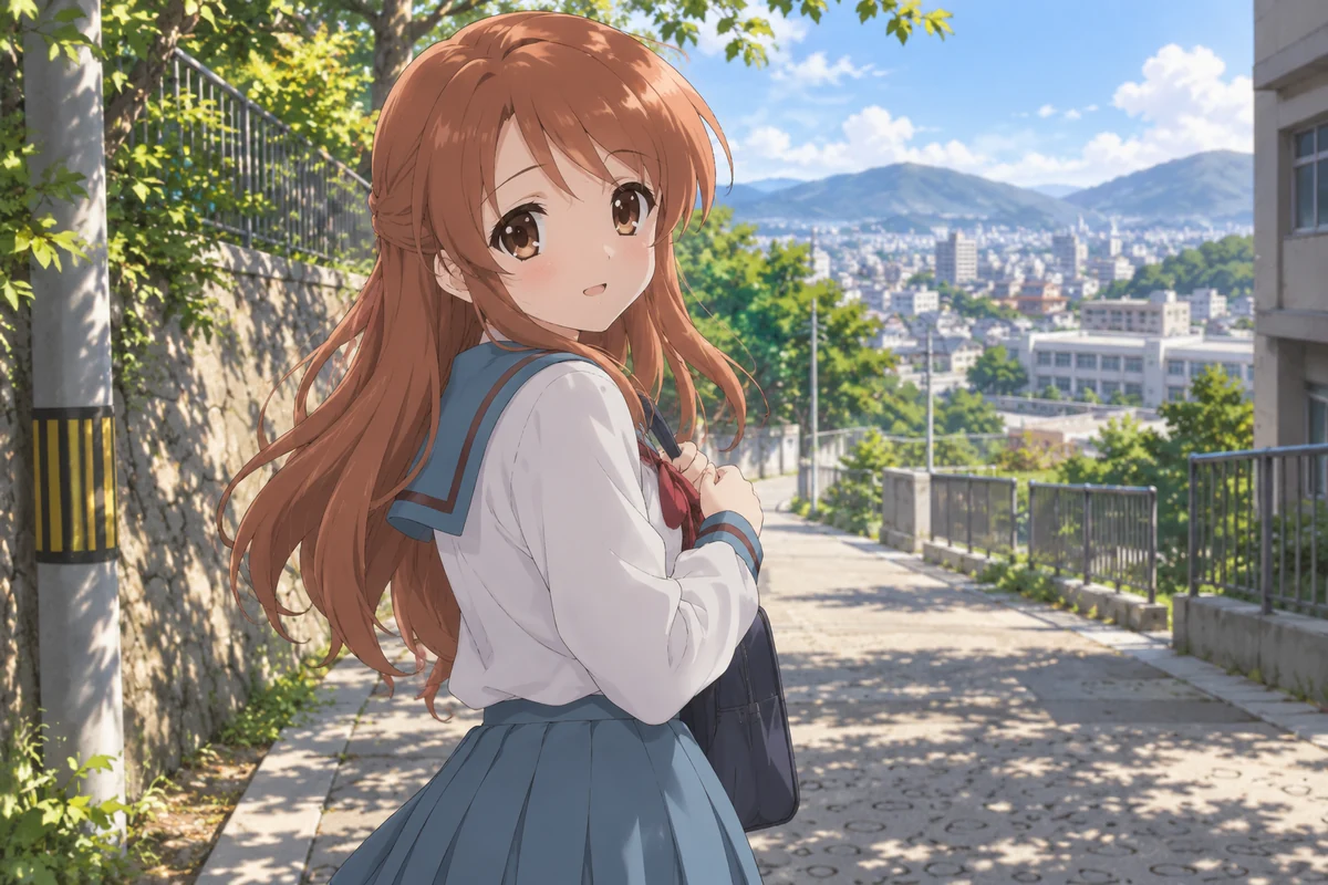 朝比奈みくる AI 插画