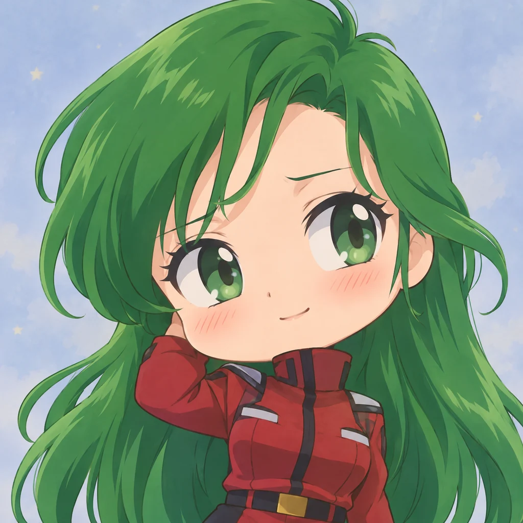 米莉亚·法莉娜 AI 辅助角色插画