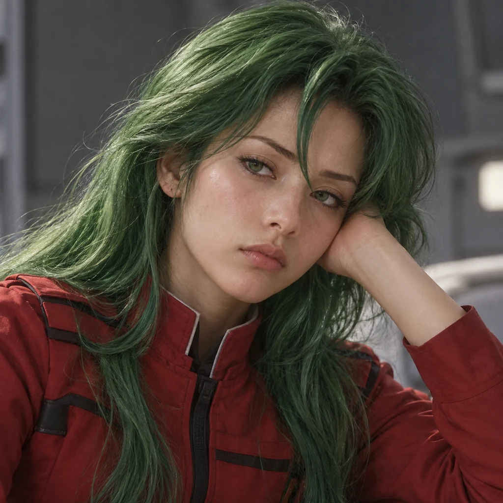 Milia Fallyna Jenius live-action AI portrait