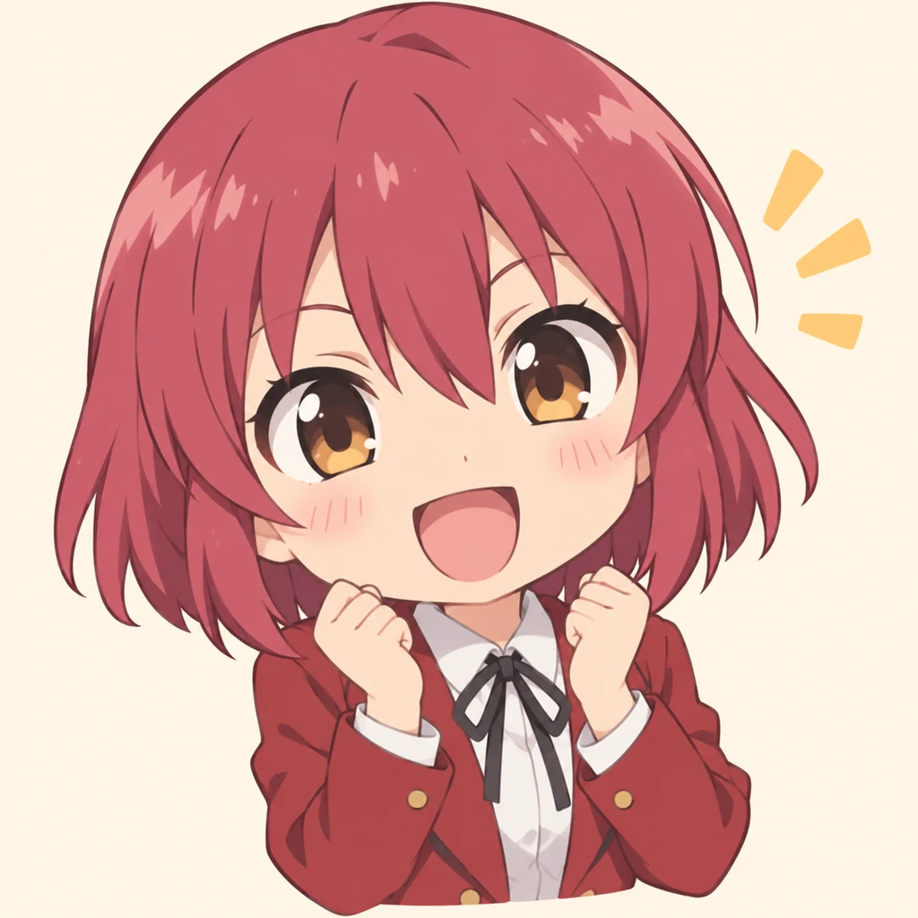 Minori Kushieda · Reaction sticker