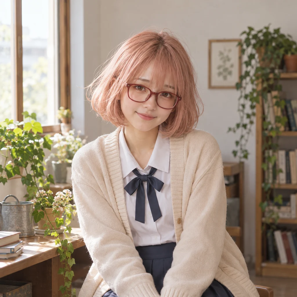 栗山未来真人版 AI 头像