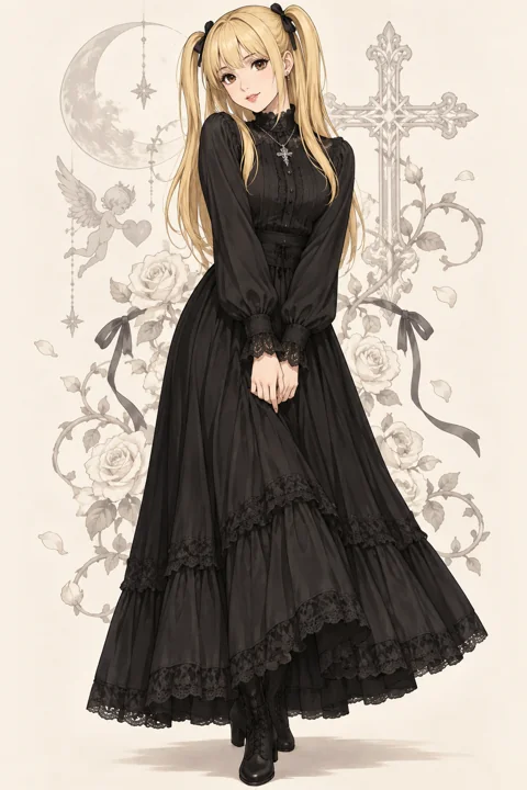 Misa Amane角色示意插画