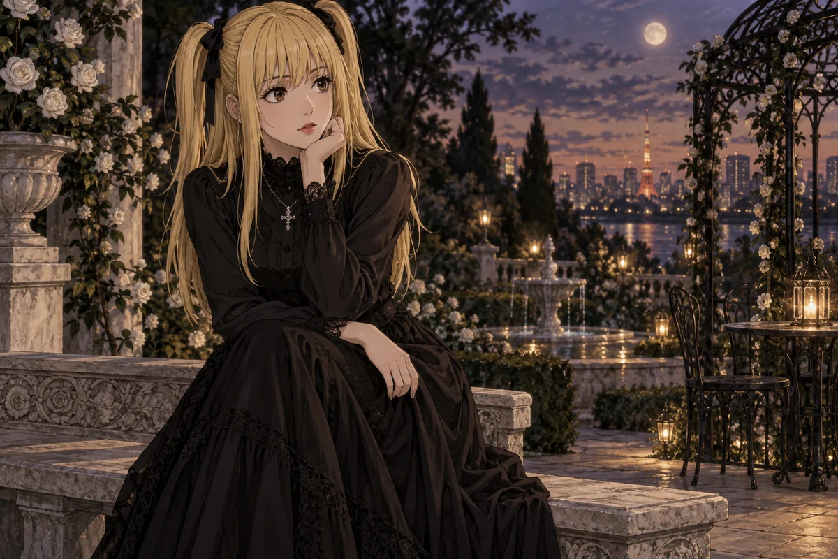 Misa Amane AI 插画