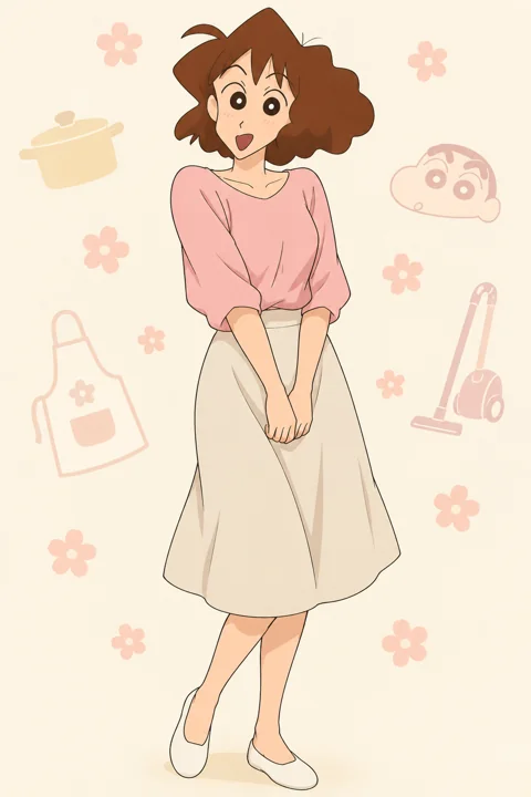 Misae Nohara角色示意插画