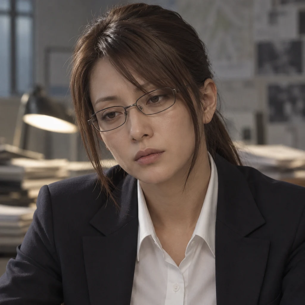 Misaki Kirihara AI 辅助角色插画