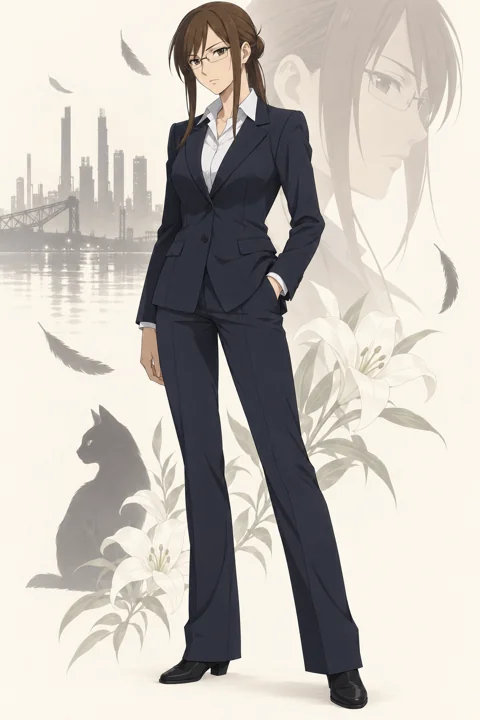 Misaki Kirihara角色示意插画