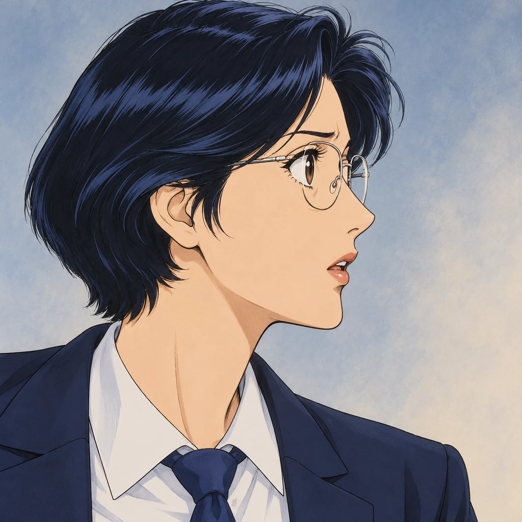 Mitsuko Asatani AI 辅助角色插画